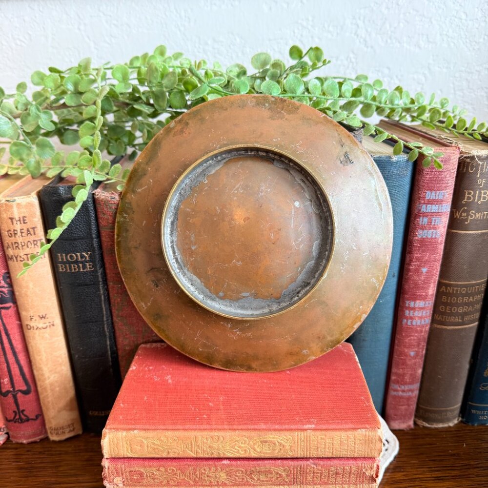 MCM 1960's Pollack Inspired Enamel Copper Plate - Picture 8 of 10